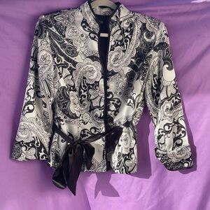 MSK Petite Button Up Dress Jacket Size Petite Large